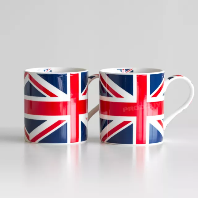 SET OF 2 Script 350ml White Tea Mugs Porcelain Funny Coffee Cups Kitchen  Home £11.99 - PicClick UK