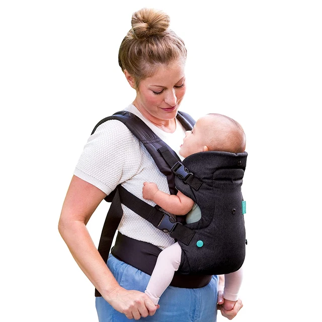 Infantino Flip Advanced 4-in-1 Convertible Carrier Newborn Baby Black