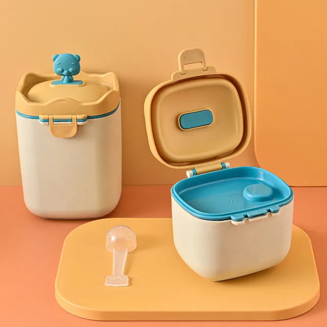Milk Container Feeding Supply For Baby Travel Moistureproof With Spoon Formula.