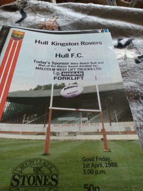 Hull Kingston Rovers v Hull FC 1987/88