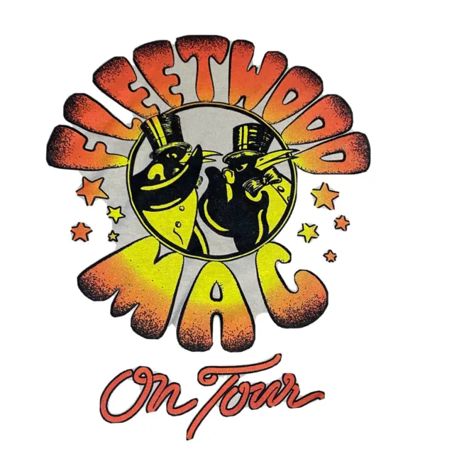 Fleetwood Mac on Tour Men’s Small Vintage Logo New Shirt Fast Free Shipping