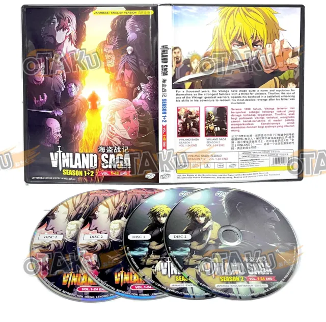ANIME DVD VINLAND Saga Season 2 Vol.1-24 End English Dubbed + Free Shipping  $46.09 - PicClick AU