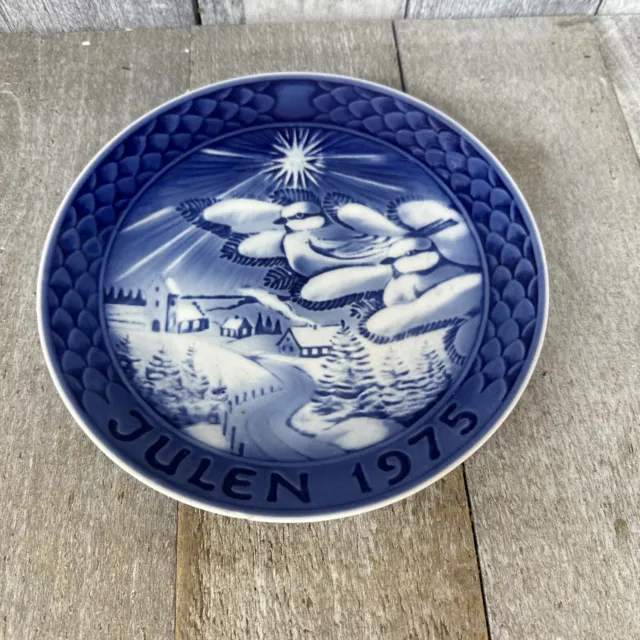 JULEN 1975 Grande Porcelain Of Copenhagen Made In Denmark Danish Blue Birds