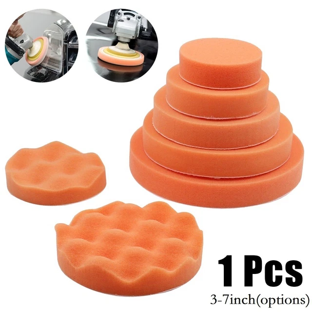 Pad lucidante cuscinetto ceretta 1 pz cuscinetti piatti/ondulati in schiuma spugna lucidante