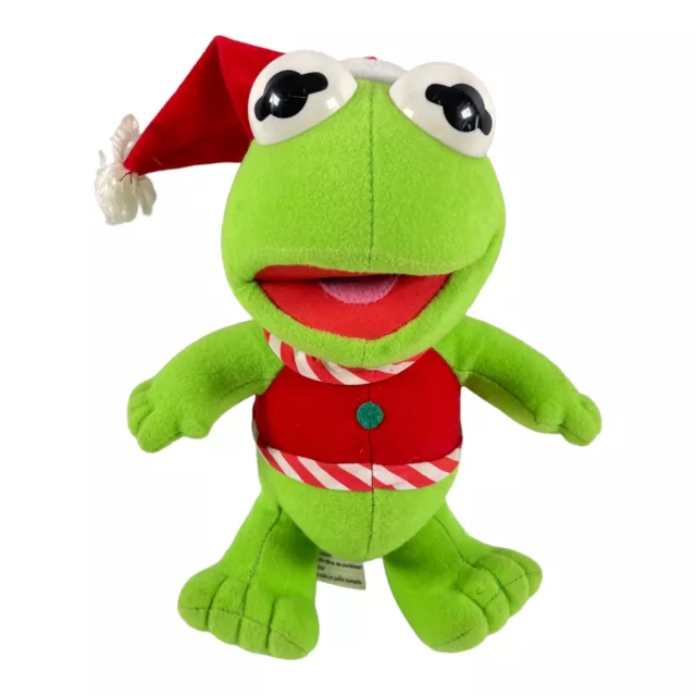 Vintage McDonald's Jim Henson's Muppet Babies Kermit The Frog Christmas Plush 7"
