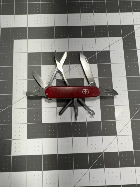 Victorinox Super Tinker Swiss Army Pocket Knife Red 91MM - 6170