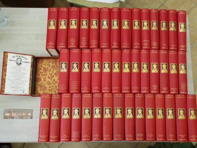 Jean de BONNOT Victor HUGO Œuvres complètes 43 tomes + livre à secrets 1974-78