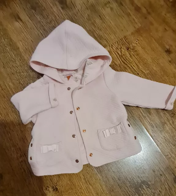 Ted Baker Baby Pink Baby Coat age 6/9 Months