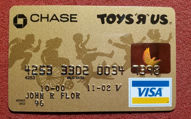 Toys R Us Chase Visa Gold Charge Card