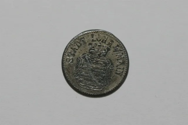 Germany War Money Token 10 Pfennig 1918 Lohr Zinc B34 #Z786