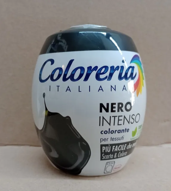 Colorante Per Tessuti Nero Intenso Coloreria Italiana