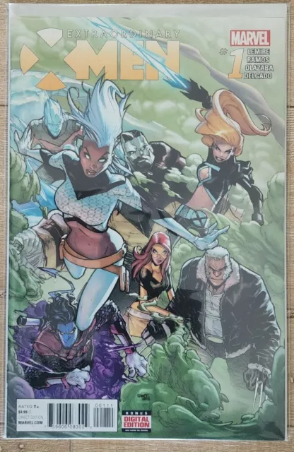 Extraordinary X-Men Issue #1 (Marvel Comics, 2016) 1st Print Lemire Ramos