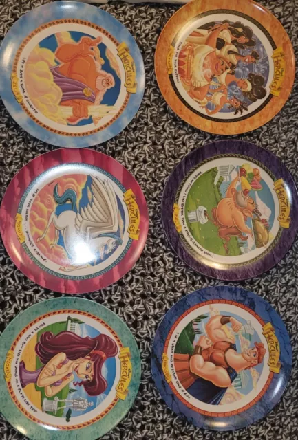 Disney's Hercules McDonald's Collector Plates Complete SET!!!