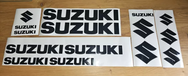15 Piece Suzuki Decals Stickers, Motorcycle Bike Bandit Gsx Gsxr Sv650 Auction
