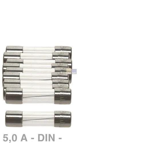10x Din-Feinsicherungen 5,0A 5 X 20 MM