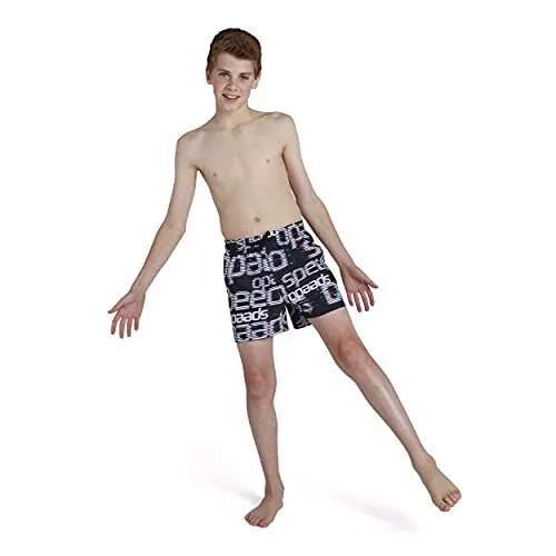 (TG. XS) Speedo Watershort 13" con Stampa da Bambino - NUOVO 2