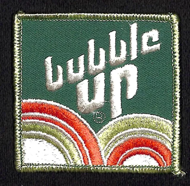 Bubble Up Rainbow Embroidered Soda Patch c1960's-70's VGC Scarce