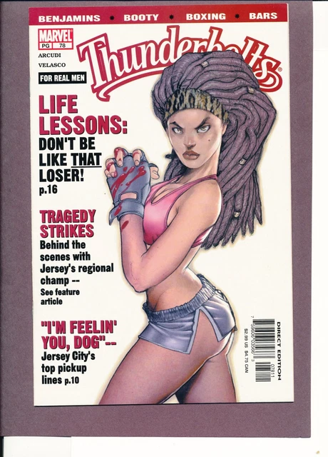 Thunderbolts 79 Late issue Low print run NM 9.4 Velasco Cover