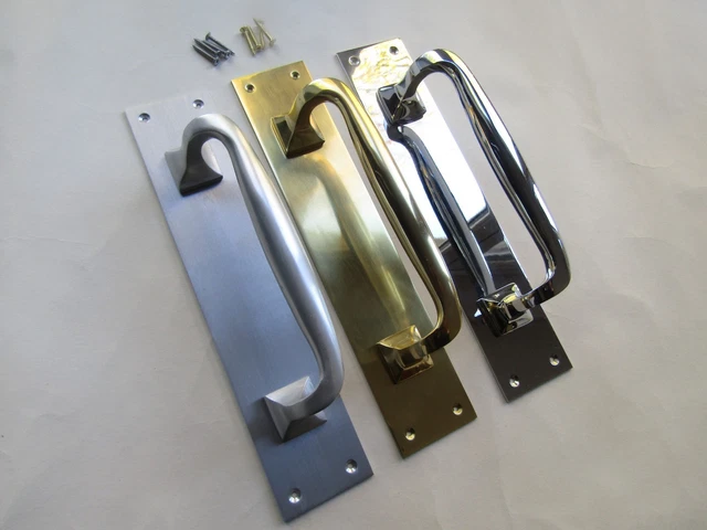 ANCIENNE POIGNÉE DE porte en bronze ou laiton Poignée Centrale EUR 50