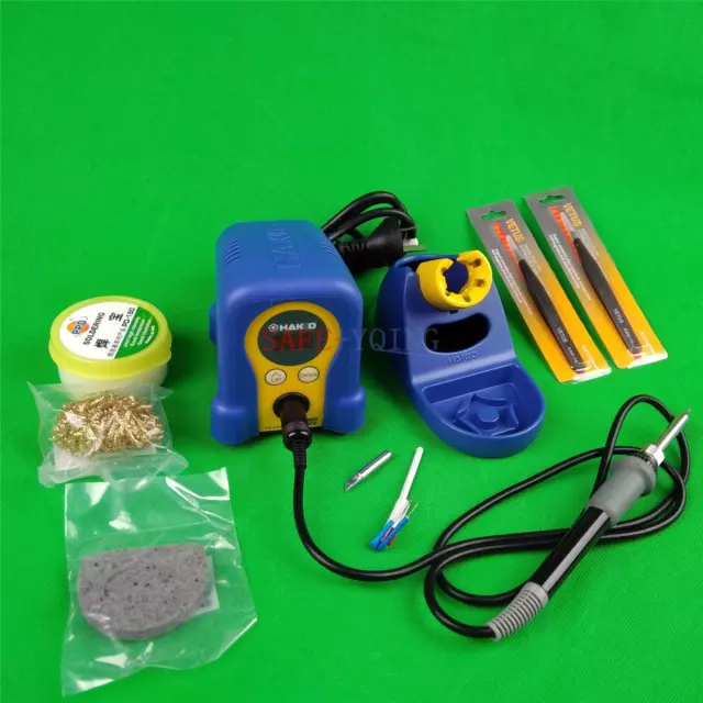 HAKKO FX-888D 70W 220V Hot Gun Pro Digital Soldering Station Welder Iron Repair