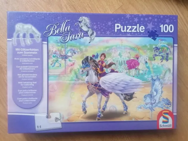 Puzzle 100 Teile  Pferd Bella Kinder  Spielzeug