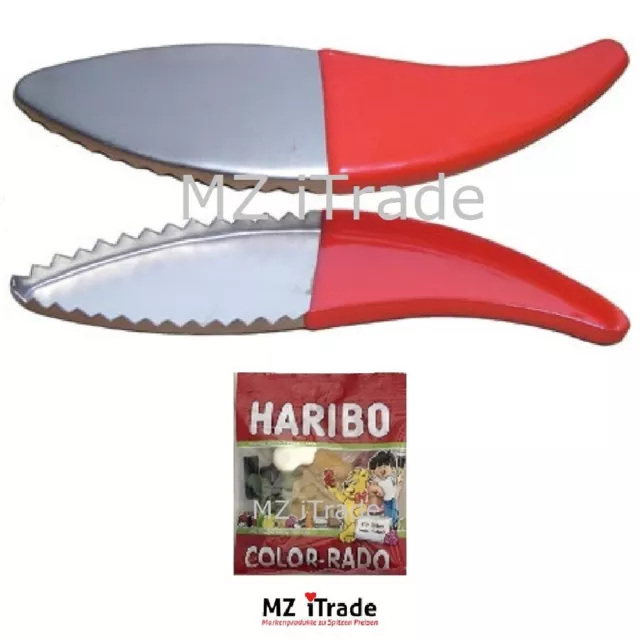 Profi Fischentschupper Edelstahl 24cm stabile schwere Ausführung Rostfrei Haribo