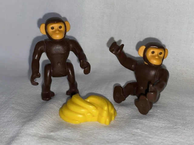 21⚜️ JOUET PLAYMOBIL 123 Parc Animalier Animaux Singe, Girafe, Éléphant Réf 9377 EUR 29,00 - FR