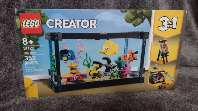 LEGO CREATOR: Fish Tank Aquarium (31122) NEW, SEALED Building Set. (352 pieces)