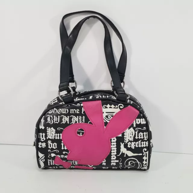 PLAYBOY - Tote Bag with Long Strap Emblem Collection - Black - Shop PLAYBOY  TAIWAN Handbags & Totes - Pinkoi
