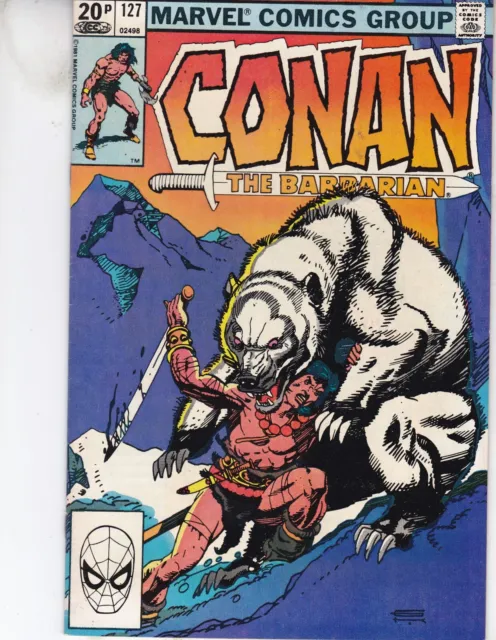 Marvel Comics Conan The Barbarian Vol. 1 #127 October 1981 Same Day Dispatch
