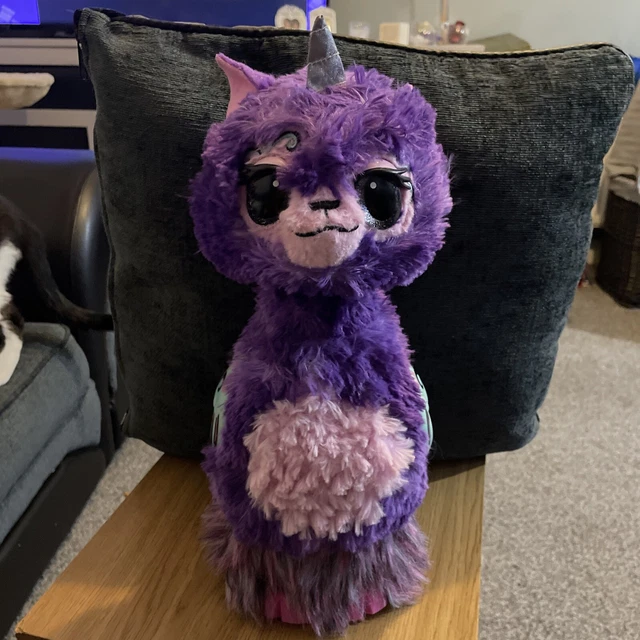 HATCHIMALS Wow LLALACORN Plush Electronic Llama 32" LightUp Talking Purple