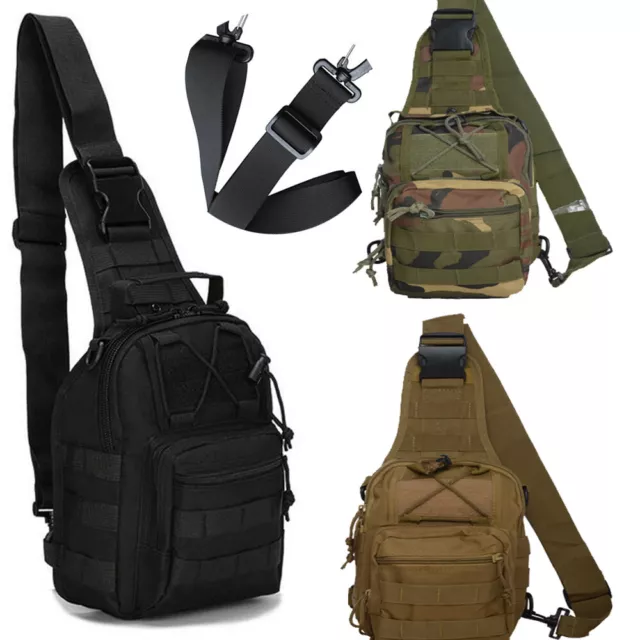 Men's Shoulder Bag Outdoor Sports Camping Hiking Backpacks Tactical Sling Chest