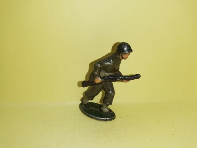 VINTAGE lot 8 Figurines soldat en alu QUIRALU en l état ( 1