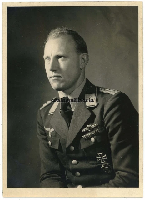 Orig. Foto Portrait Staka Beboachter BEHNKE Kurt 1.(F)/124 -- D^K E^P Orden