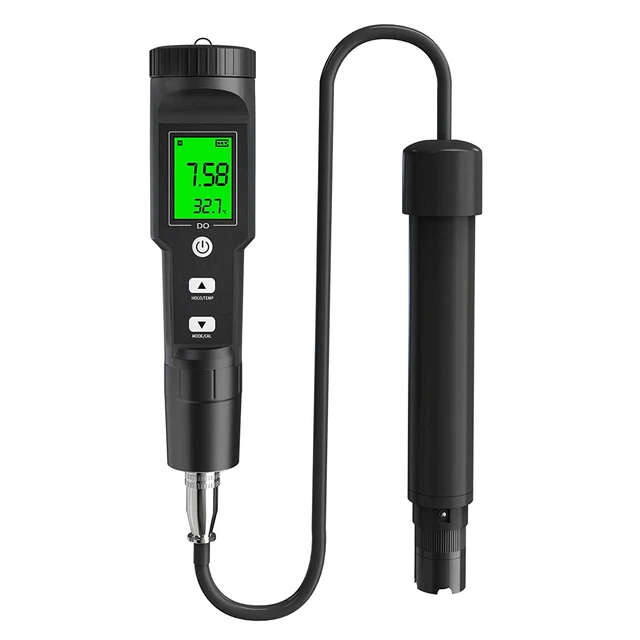 Dissolved Oxygen Meter with Electrode Filling Fluid