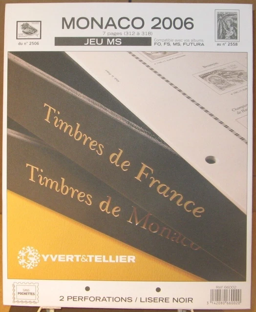 Yvert et Tellier - JEU MONACO MS 2006 (Sans Pochettes)