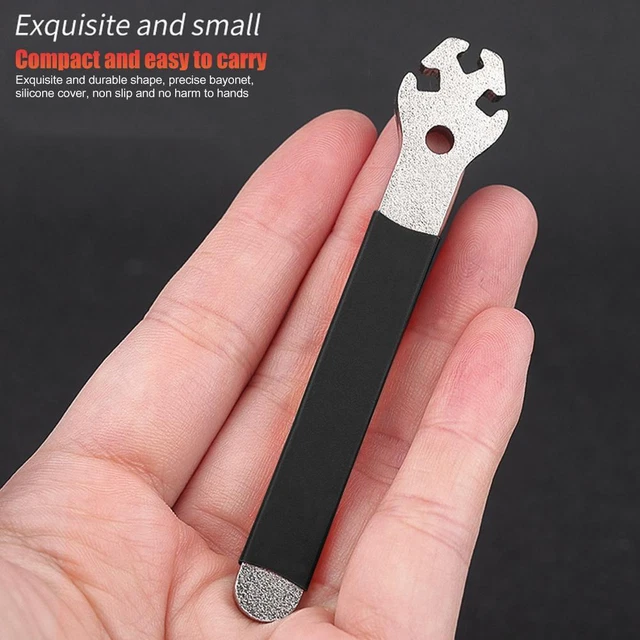 Goabroa Bike Spoke Wrench, Hard Steel 8-in-1 Hardened Steel Bicycle Rim Truing Kit For Precision Wheel Tension Adjustment, Compatible With