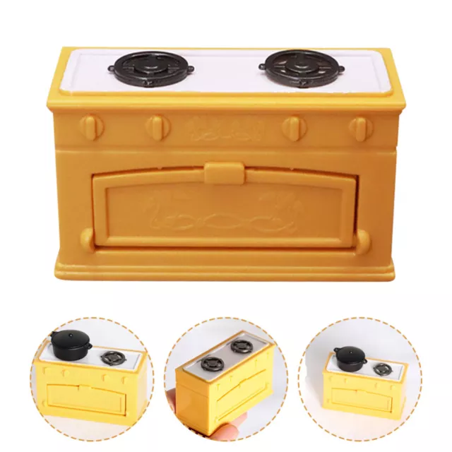 Mini Fornello Da Cucina Plastica Giocattolo Per Bambini Panca Rustica Fornitura