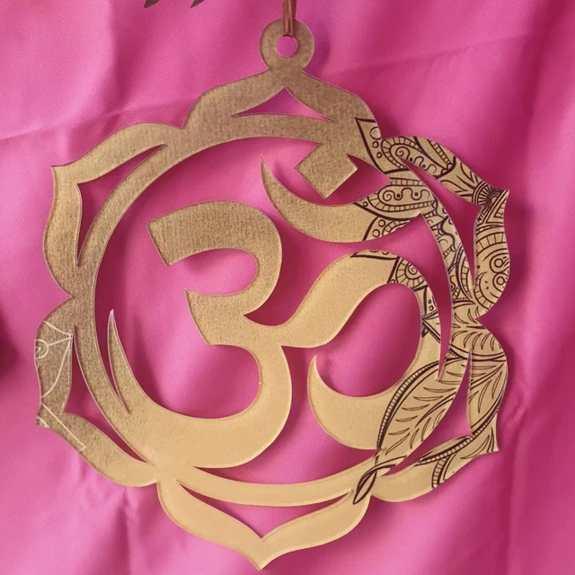 Decoración Om Para Colgar En La Pared DIÁMETRO 14CM