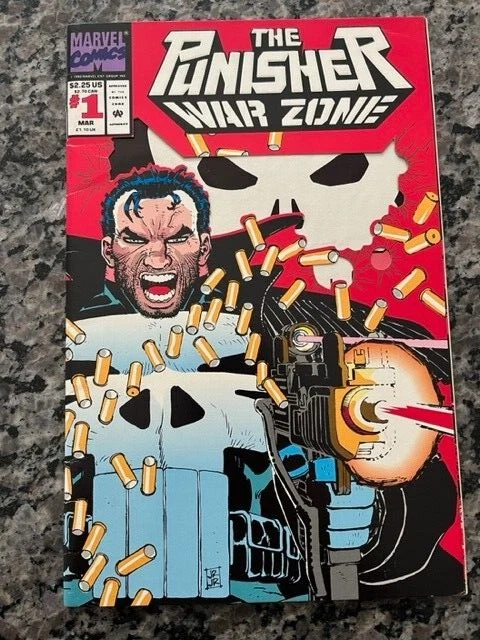 The Punisher War Zone #1 John Romita Jr FN/VF  1992 Marvel Comics