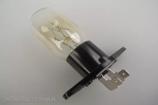 Panasonic Microwave Lamp / Bulb 25W 240V Z612E7X50BP Right Angled Terminals