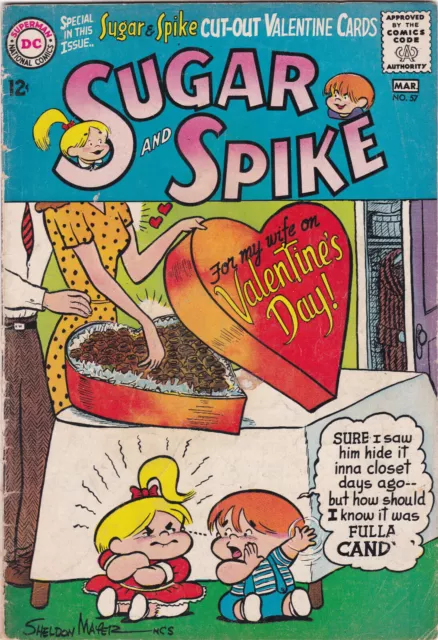 National Comics Sugar And Spike #57 VG 1956 DC Comics