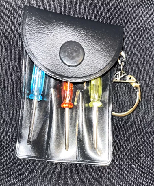 Mini Screwdriver Keychain Set Of 3 Great for Repairing or Gifts Free Shipping