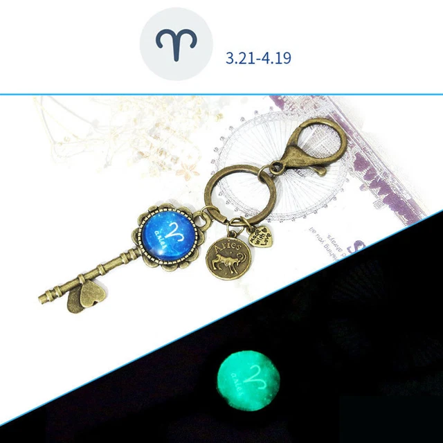 2 Pcs Hanging Keychains Pendant Keychain Keys Pendants Metal Button 4