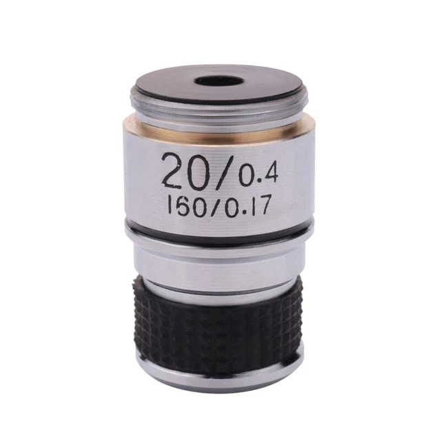 185 Microscope Objective 20X ACHromatic Objective Biological Microscope Parts h