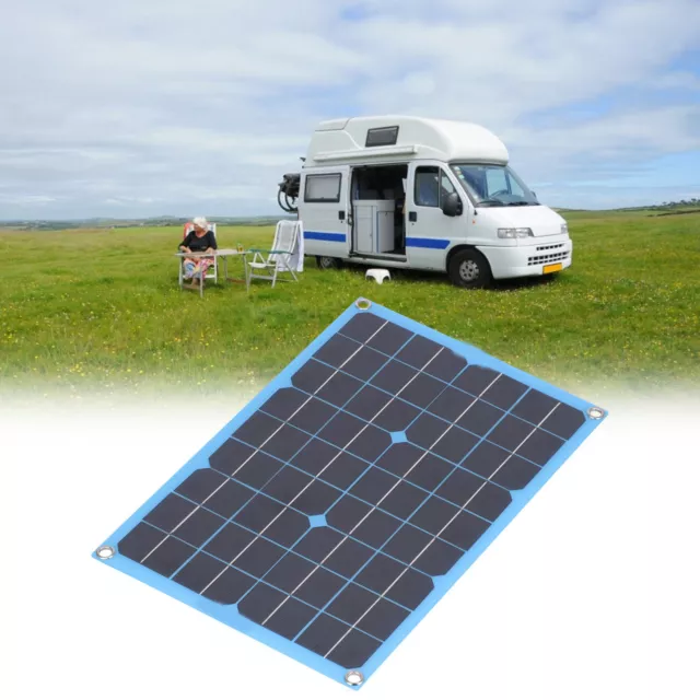 Panel solar flexible 18V cargador fotovoltaico portátil 20W IP65 impermeable 20%