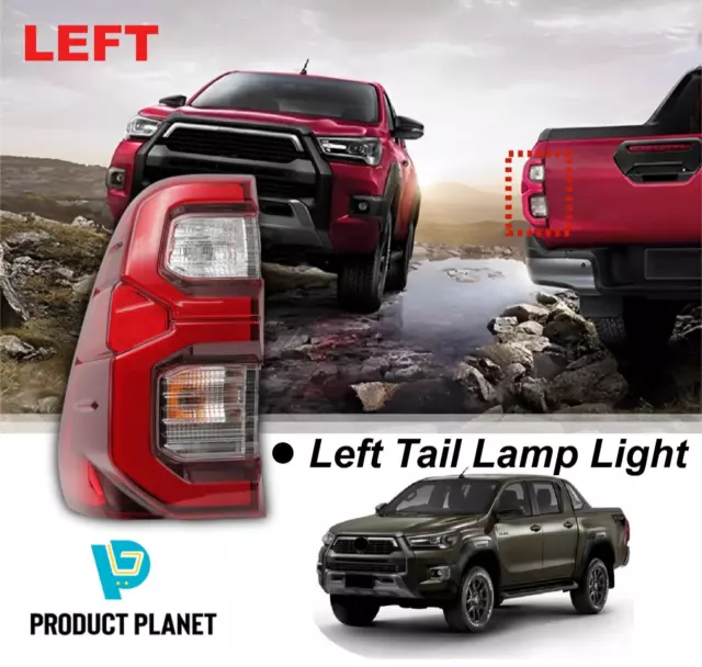 Rear Left N/S LED Tail Light Back Lamp For Toyota Hilux Revo Rocco SR5 2020 2024