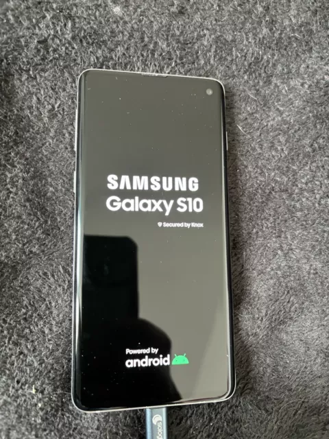Samsung Galaxy S10 SM-G973 - 128Go - Blanc Prisme (Désimlocké) (Simple SIM)