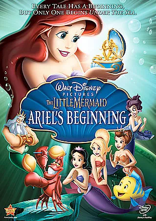 The Little Mermaid  Ariels Beginning DVD MOVIE DISNEY
