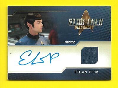 2020 Star Trek Discovery Season 2 Autograph Relic Ethan Peck as Spock 1:576 pack